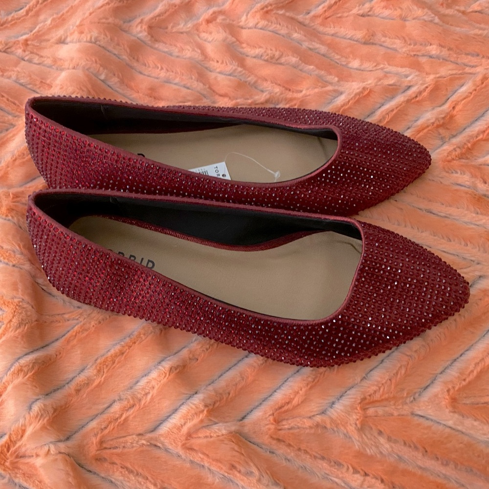 Red sparkly flats - there’s no place like home!